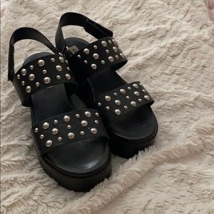 Steve Madden Studded Wedges